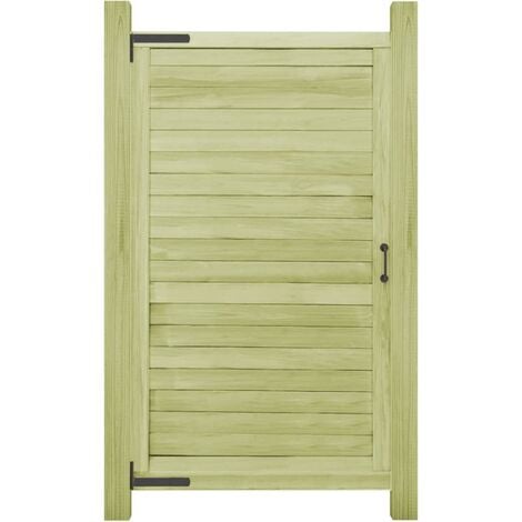 Portail de jardin Bois de pin imprégné FSC 175 x 100 cm