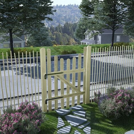 Portail de jardin Pin imprégné 100 x 150 cm