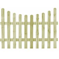 Portail de jardin Pin imprégné FSC 170 x 120 cm