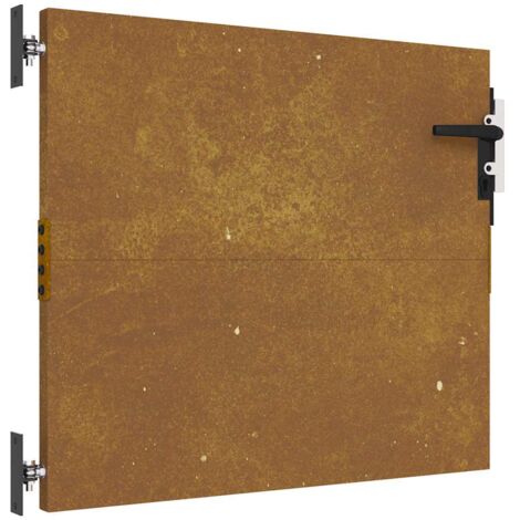 Portail de jardin，Portillon，Porte de jardin 85x100 cm acier corten CFW40503