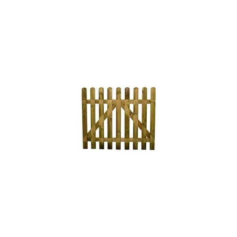 Portail en bois de tournesol