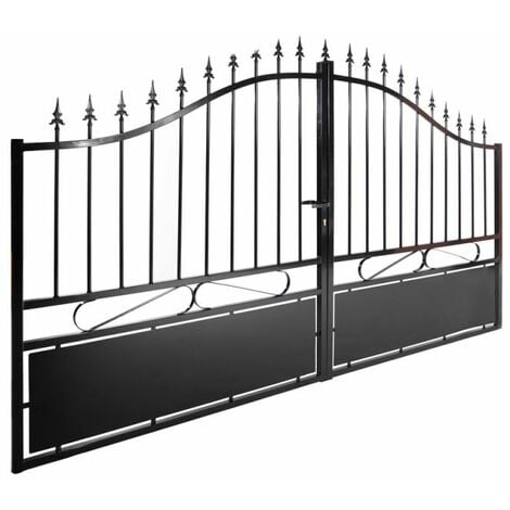 Portail fer 2 vantaux - Jais