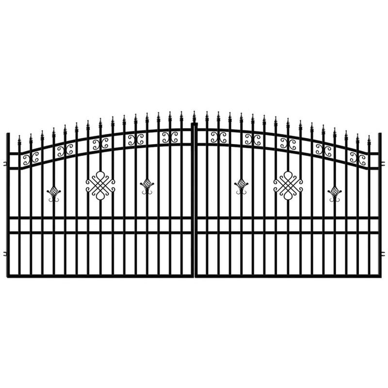 Portail greta lux 3 double battant 4 m