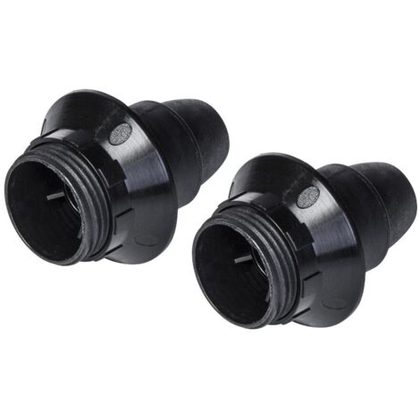 PORTALAMPADA 2PZ E14 NERO