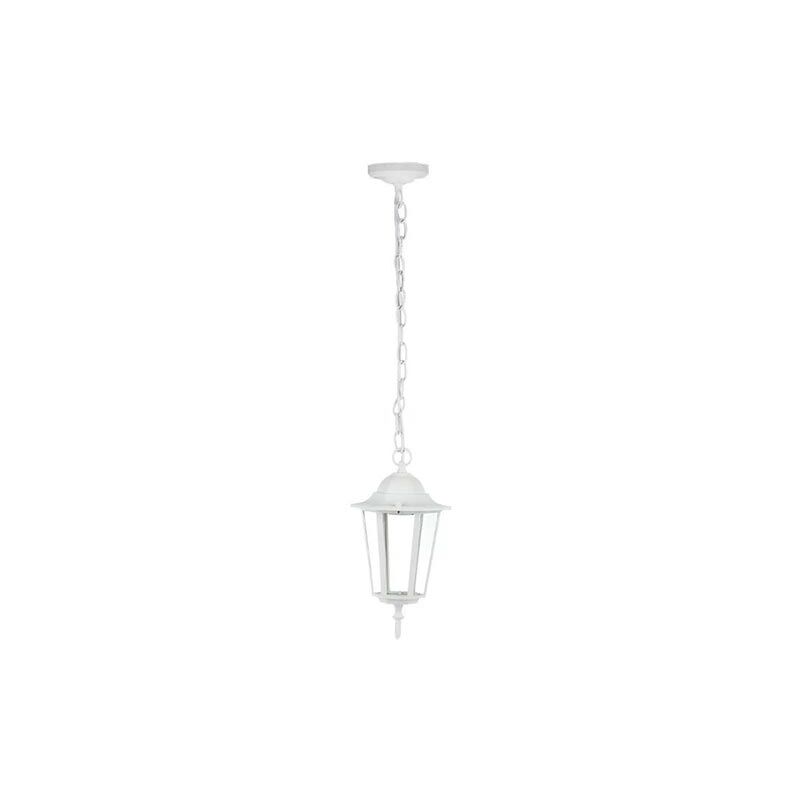 V-tac - VT-752 Portalampada lanterna pendente con attacco a soffitto in alluminio bianco per lampadina 1E27 IP44 - sku 7073