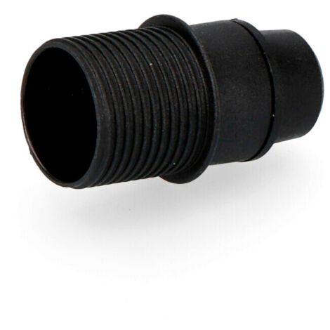 Portalampada e-14 semifilettato nero solera 6584ctn
