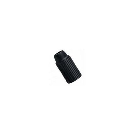 Portalampada E14 E600F nero filettato LAPE600F/NE decorativo industriale