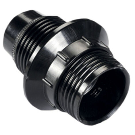 Portalampada E14 Filettato + Ghiera Nero Set 5 Pezzi - Electraline