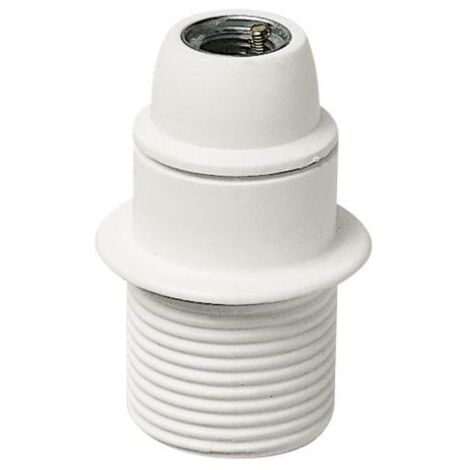 Portalampada E14 M10X1 Cm/Pfil Bianco ( Vimar Cod. 02124.B )