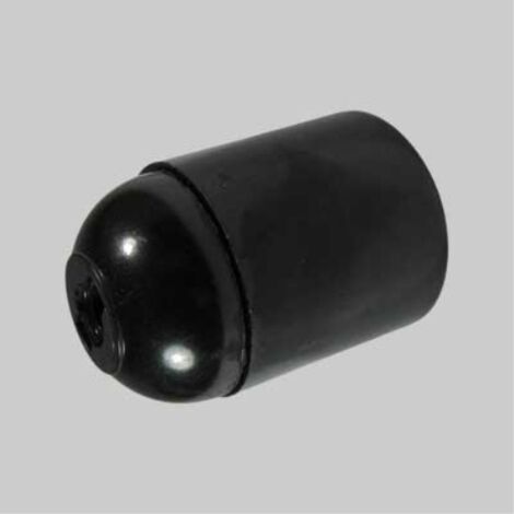 Portalampada e27 colore nero