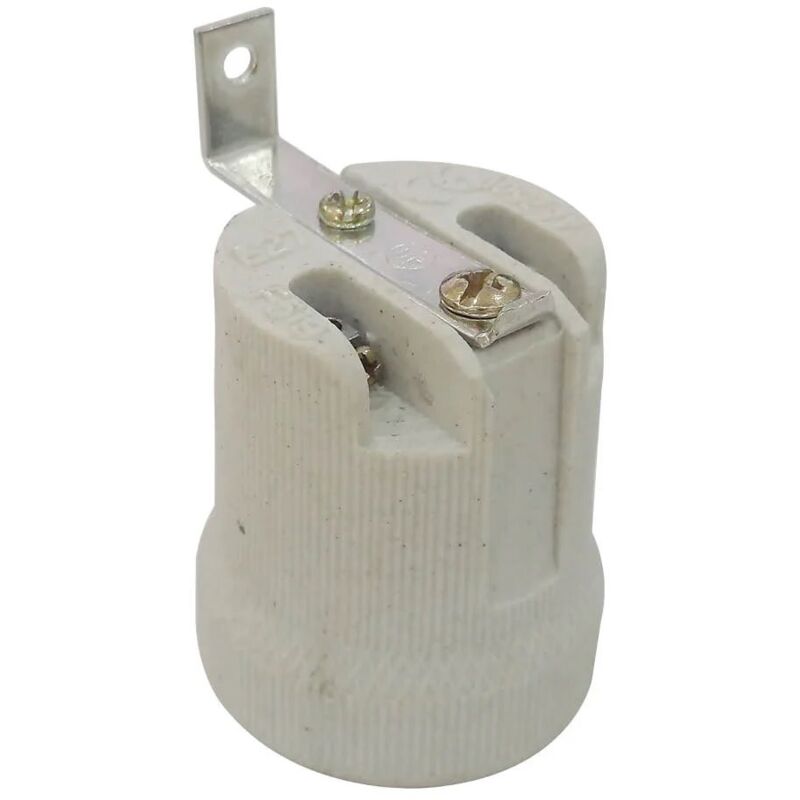 GSC - Portalampada E27 in ceramica rinforzata con