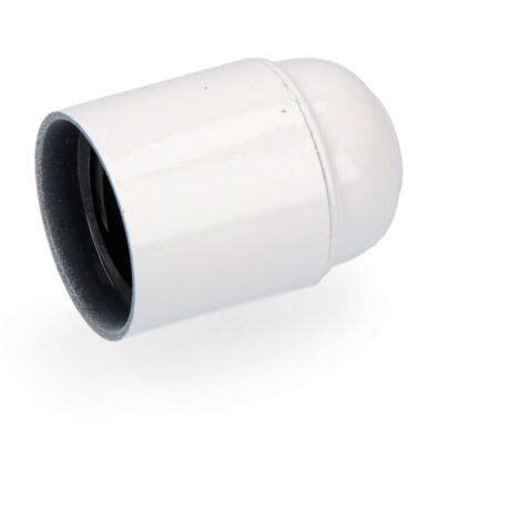 Portalampada EDM in bachelite rinforzata E27 Bianco