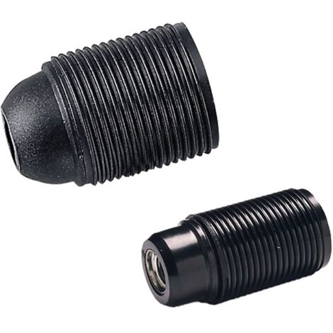 PORTALAMPADA FILETTATO E 14 - colore nero