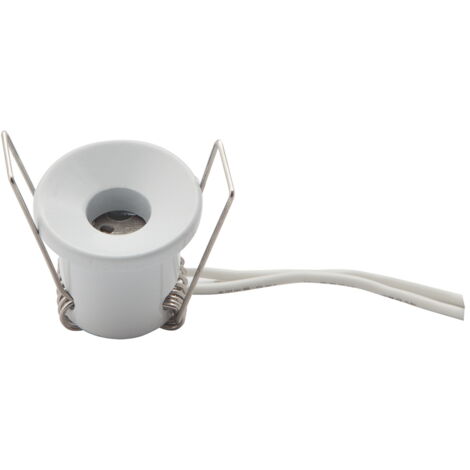 Portalampada G4 da incasso 30mm Bianco Rotondo Novaline