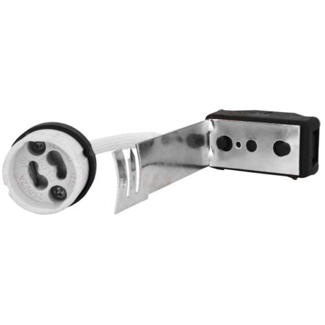 Portalampada GU10 con staffa e cavo 9,5 cm Kanlux 72369