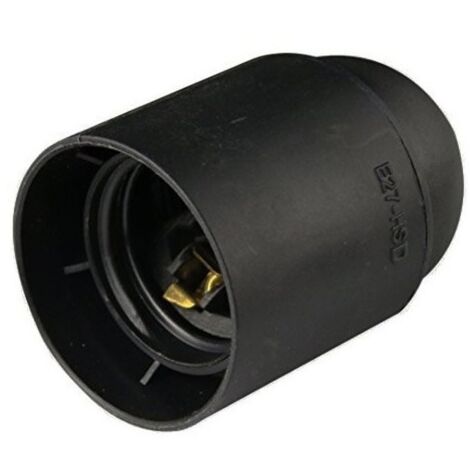 Portalampada Master E27 Liscio in Termoplastico Nero 00503