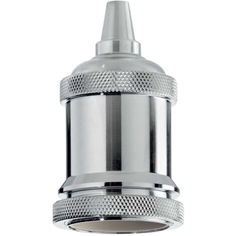 Portalampada Metallo Cromo 1 Luce E27