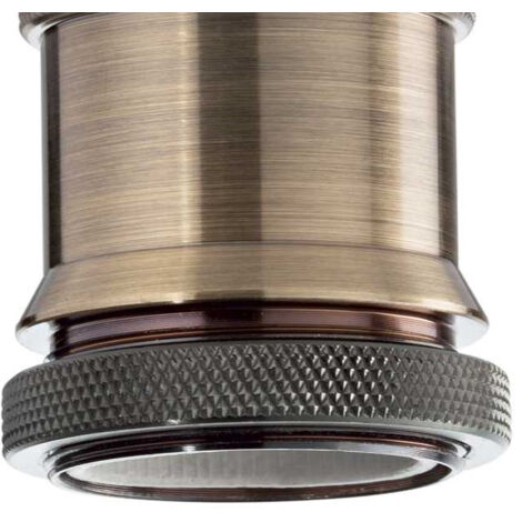 Portalampada Metallo Ottone 1 Luce E27