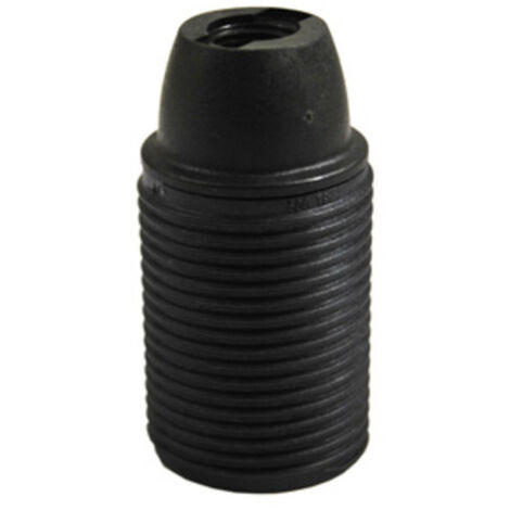 PORTALAMPADA NERO E14 FILETTATO. Prezzo per 1 pezzo.