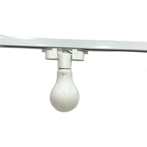 Portalampada per binario E27 adattatore monofase connettore per lampadine adattatore per pista