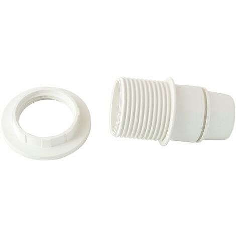 Portalamparas 4 A. E-14 Con Rosca + Arandela Blanco