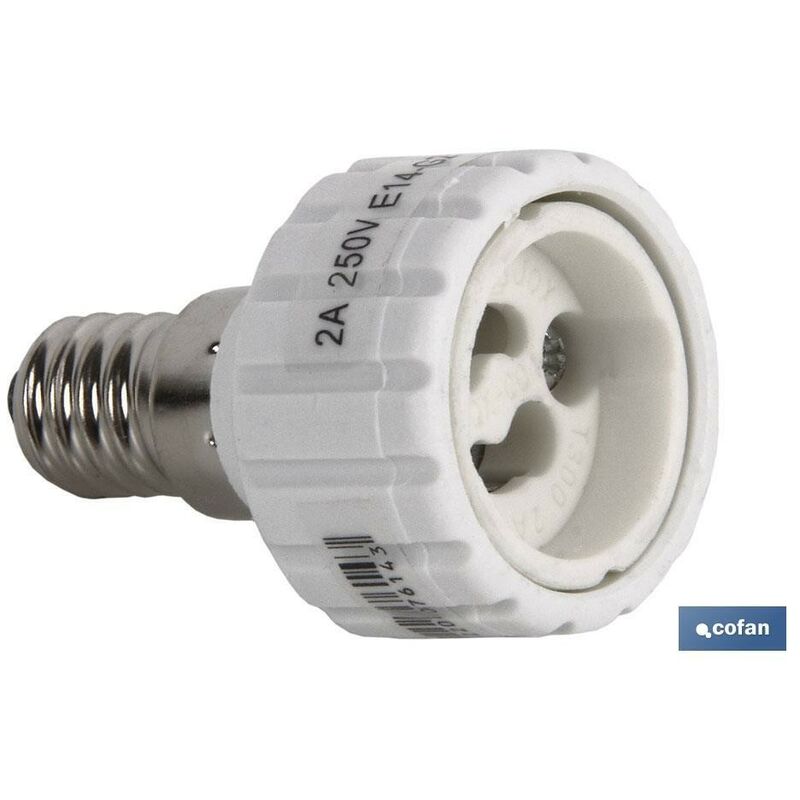 

Portalamparas adaptador e27 - gu10