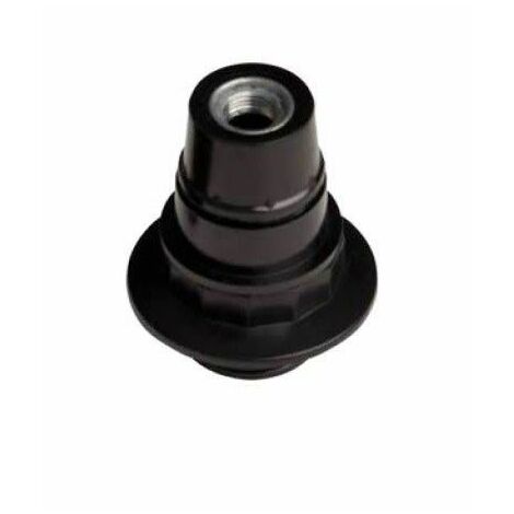 Portalámparas baquelita con arandela E14 negro GSC 2200732