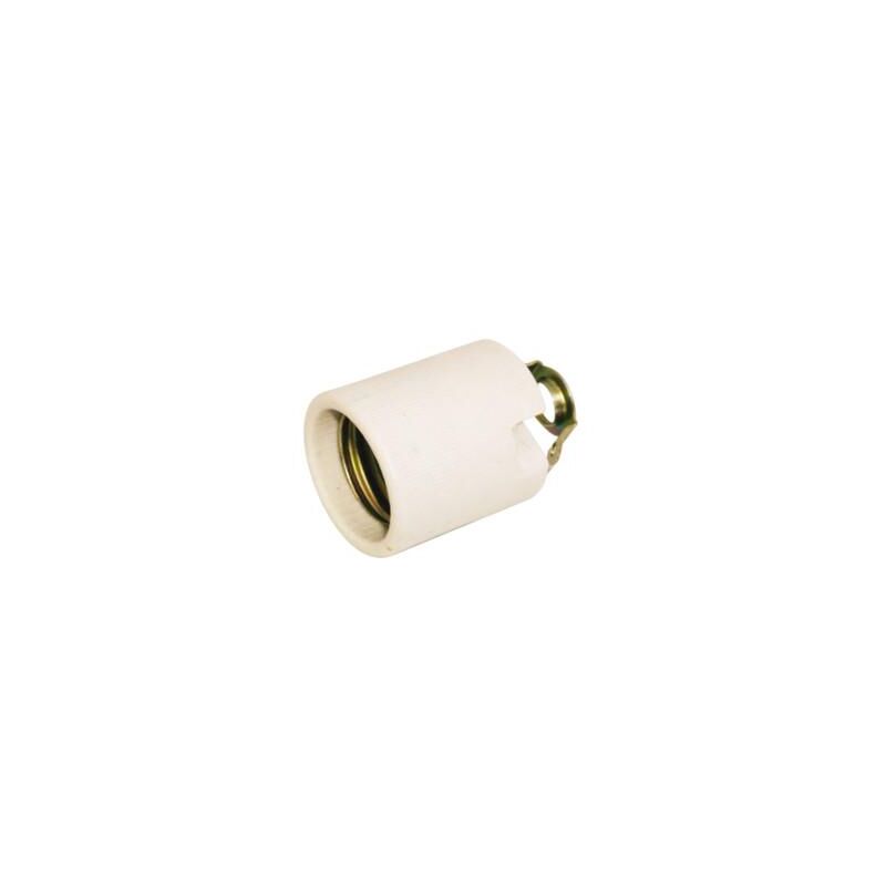 

Portalámparas cerámico E-27 de 4A-250V Electro DH. Con soporte M10 12.064 8430552104611