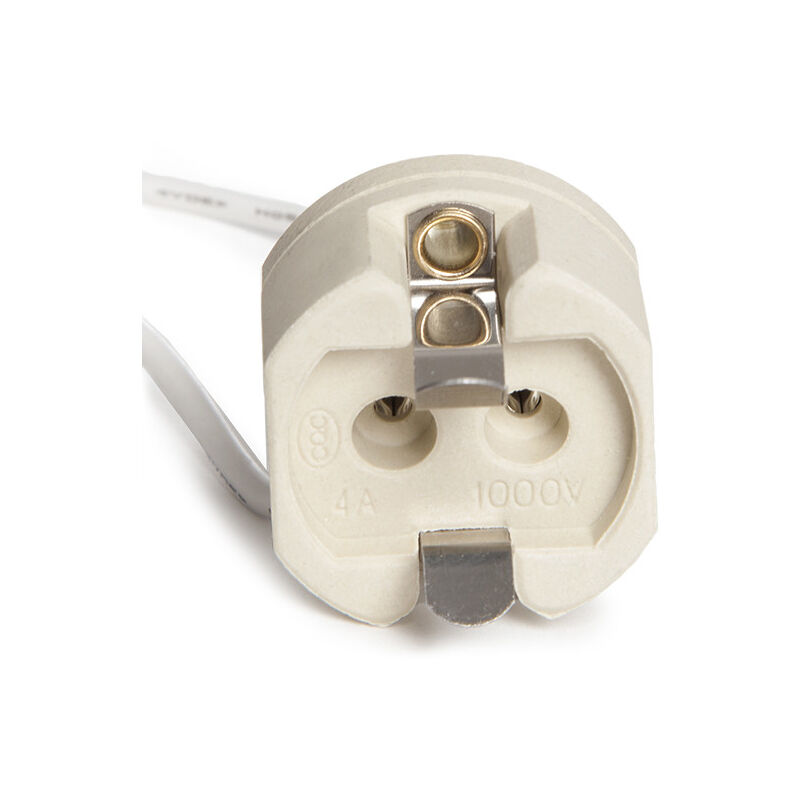 

Portalámparas Cerámico G12 Cable 160Mm 180ºc (KD-PORTALG12)