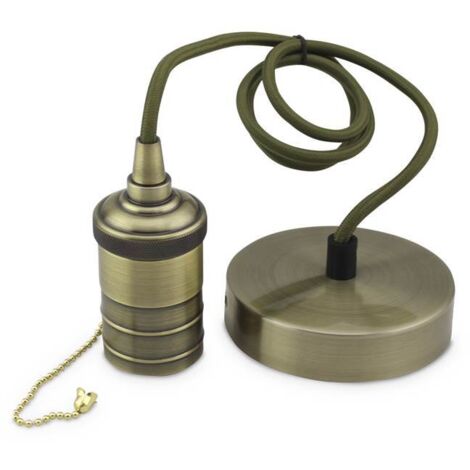 Portalamparas colgante String1M alum. c.niquel sat