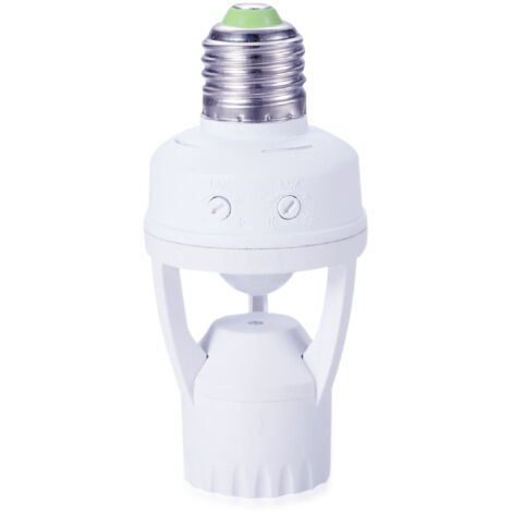 Portalámparas con sensor de movimiento blanco GSC 2001129