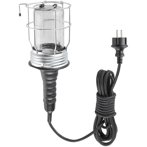 Portalamparas de taller con cable Fervi 0429