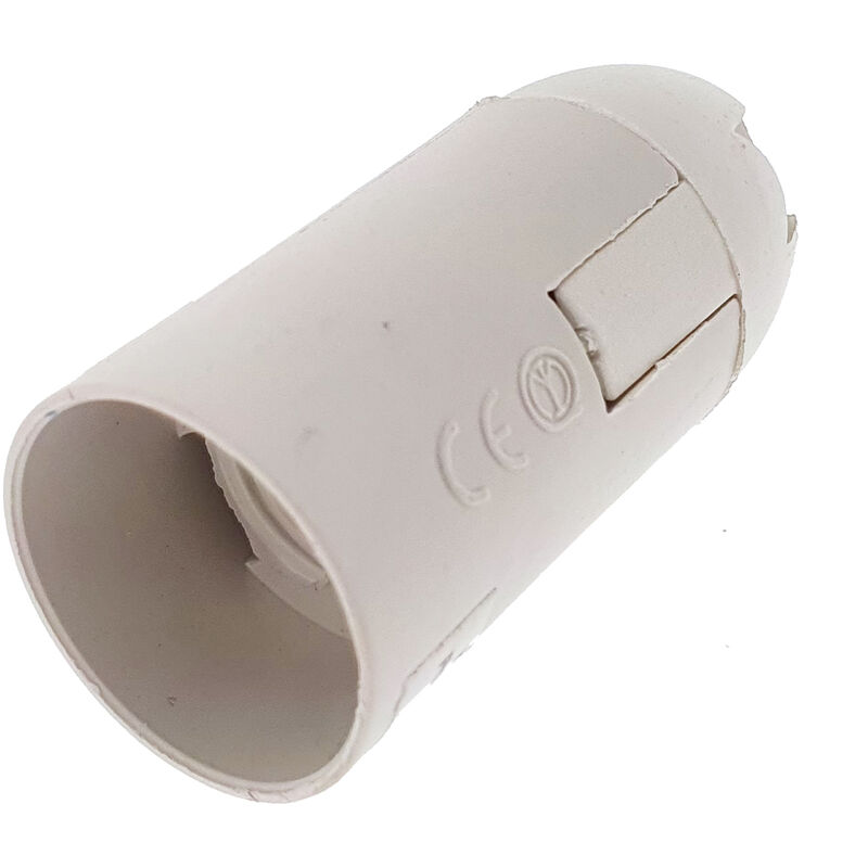 

Eurobric - Portalamparas e-14 liso blanco