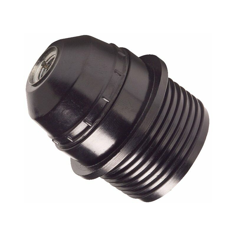 

Portalamparas C/Tope Negro E-27