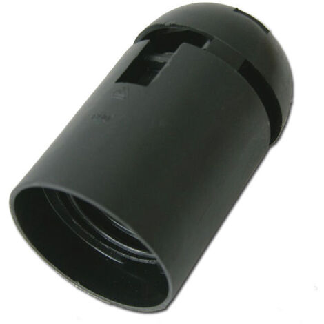 Portalámparas E-27 Negro Blister 15000-60506