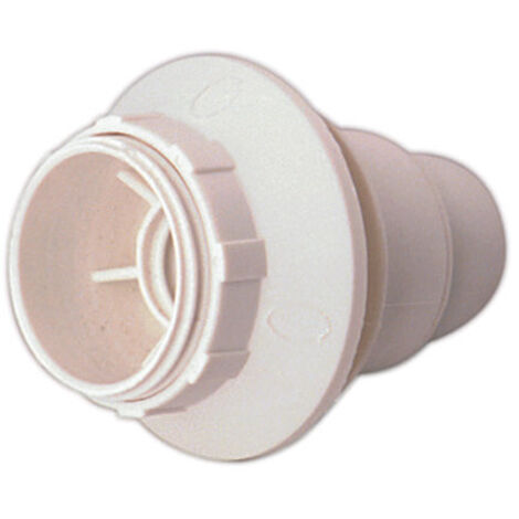 Portalamparas E14 Con Rosca Y Arandela Color BLANCO