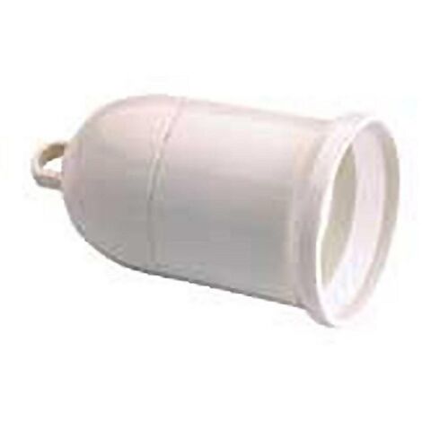 Portalámparas E27 4A 250V blanco