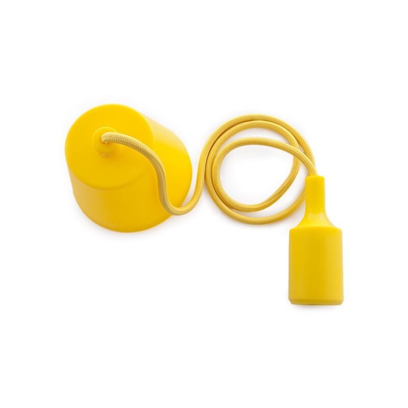 

Portalámparas E27 Cable - Rosetón - Color Amarillo (HO-CAB-E27-Y)