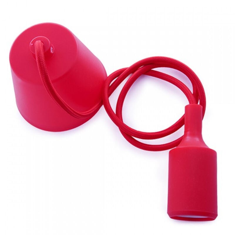 

Portalámparas E27 Cable - Rosetón - Color Rojo (HO-CAB-E27-R)