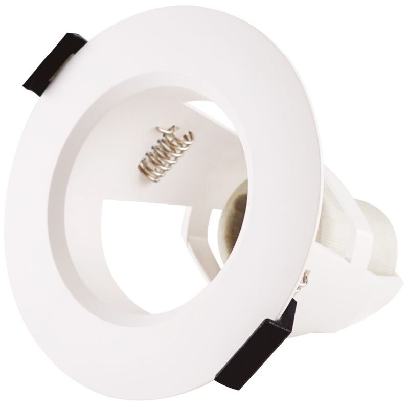 Portalámparas empotrable E14 Blanco Ø95mm