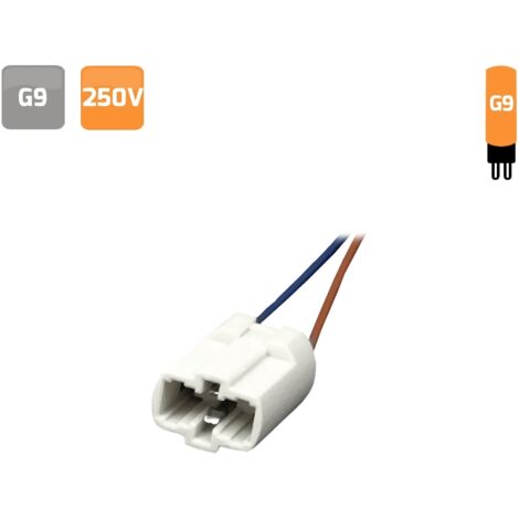 Portalámparas G9 cerámico 2A