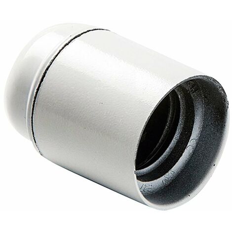PORTALAMPARAS LISO E27 BLANCO DUOLEC