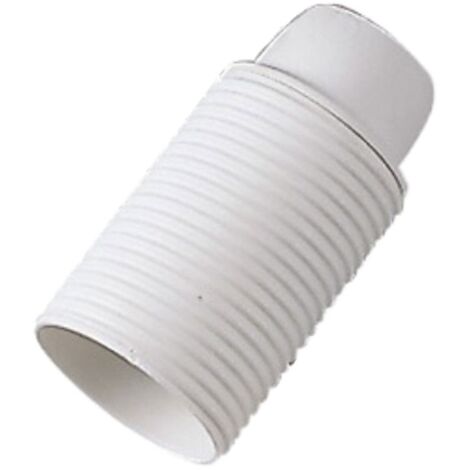 Portalámparas Master E14 blanco roscado 00511