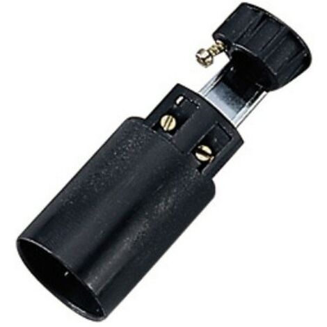 Portalámparas Master falso casquillo de vela E14 color negro 00508