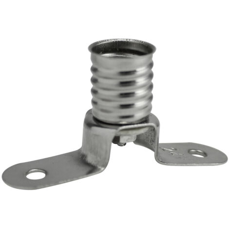 Portalámparas metálico E10 a rosca (Electro DH 12.025)