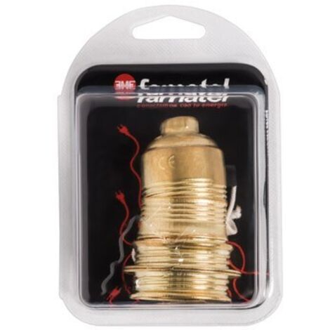 PORTALAMPARAS METALICO INTERRUPTOR E-27 - FAMATEL