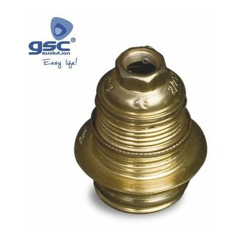 Portalamparas metalico roscado E14 GSC 002200293