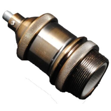 PORTALAMPARAS METALICO VINTAGE E27 BRONC