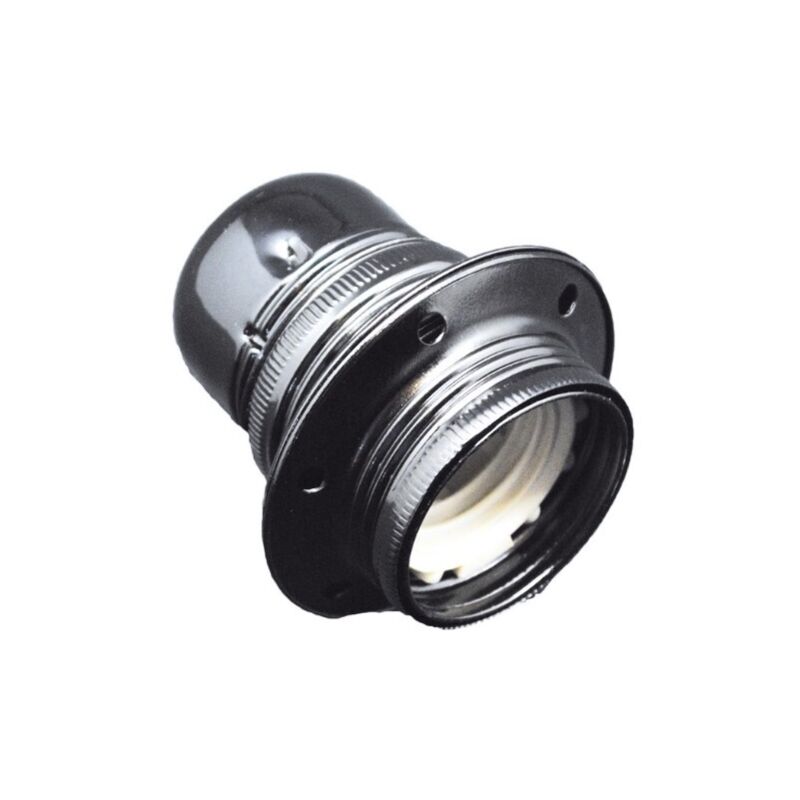 

Portalámparas decorativo vintage metálico negro E27 100W (F-Bright 1200604-GR)
