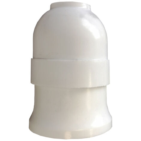 Portalámparas reforzado blanco E27 (F-Bright 1200242)